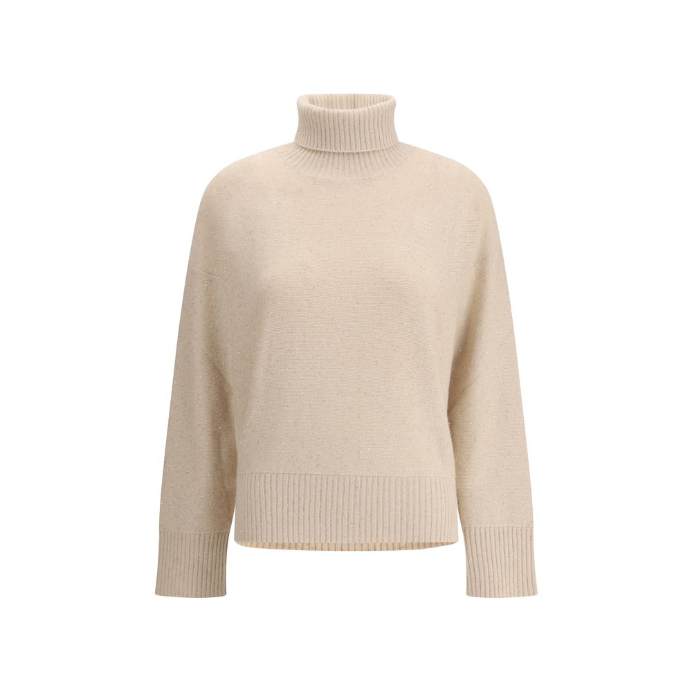 Wool and Silk Sweater with sequins