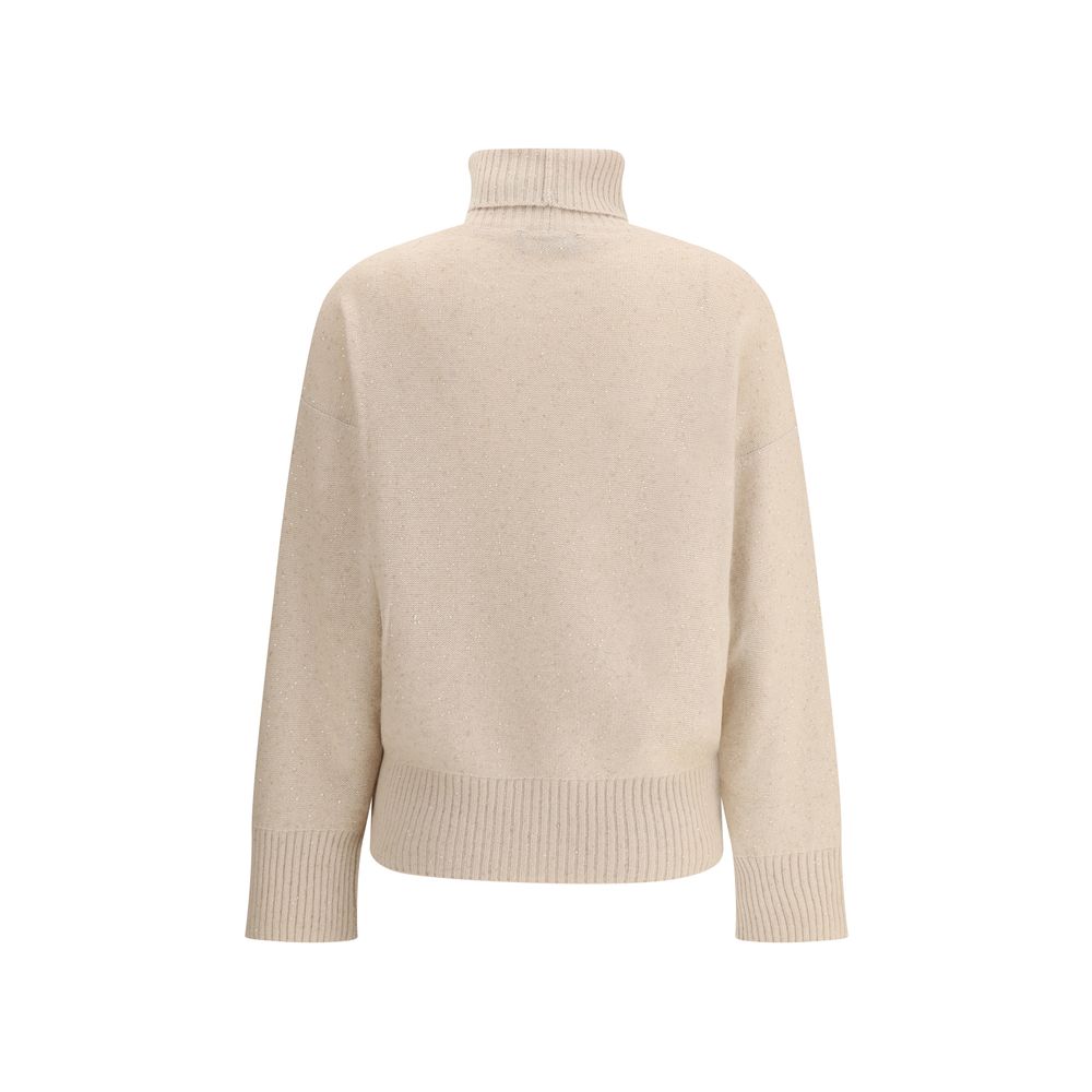 Wool and Silk Sweater with sequins