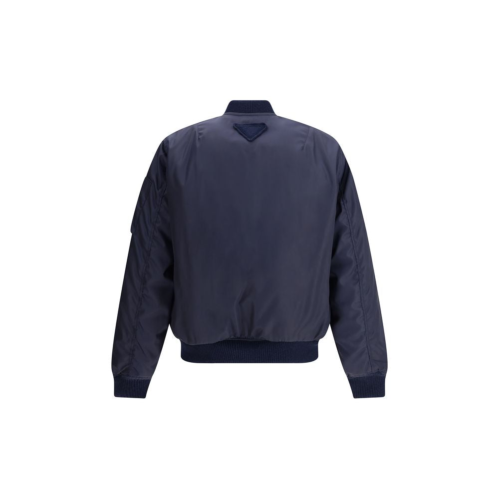 Bomber Jacket with rib-knit collar