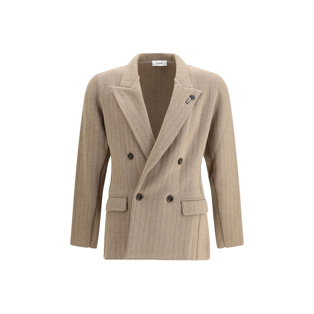 Double-breasted Knit Jacket