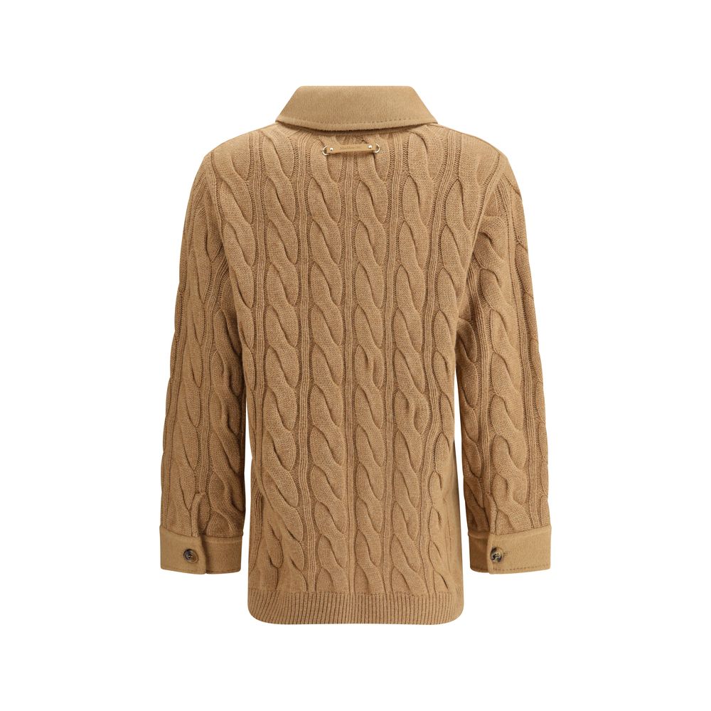 Double-breasted Jacket with contrasted sleeves