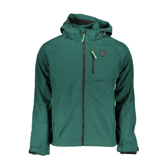 Green Polyester Jackets & Coat
