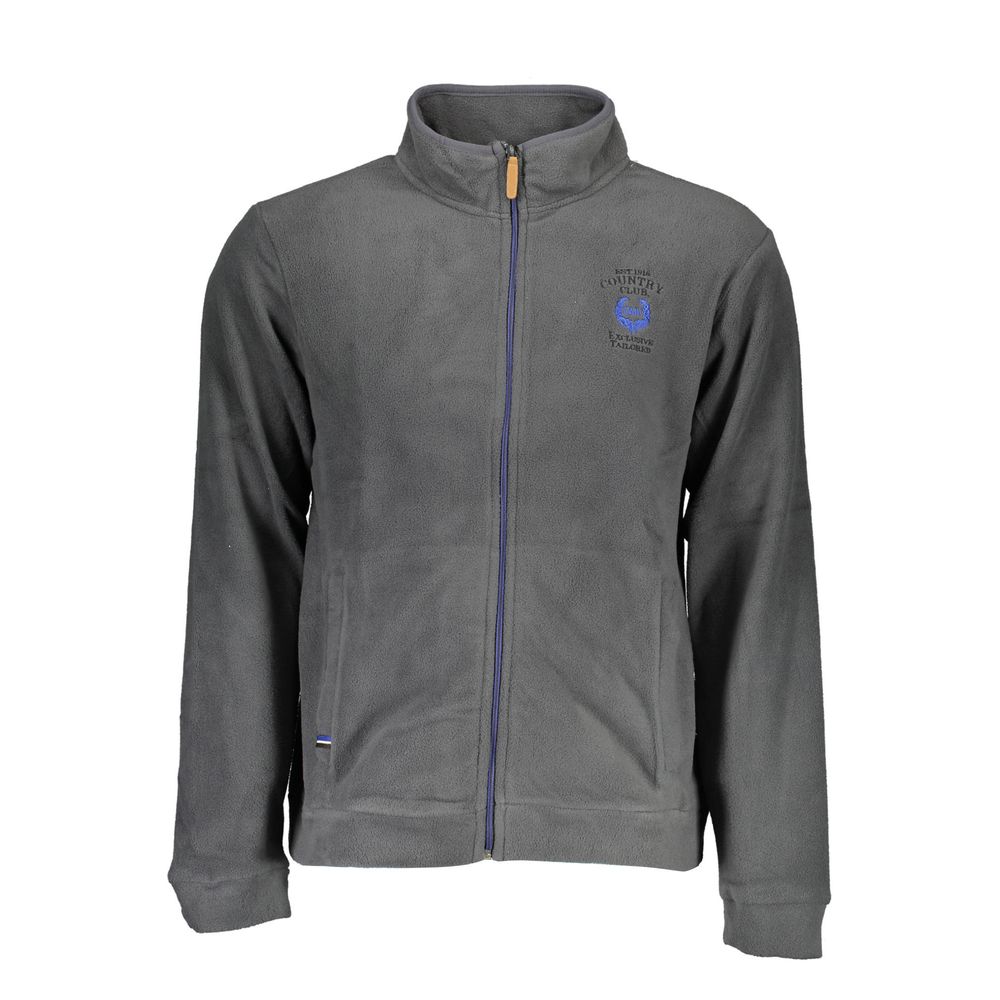 Blue Polyester Sweatshirt