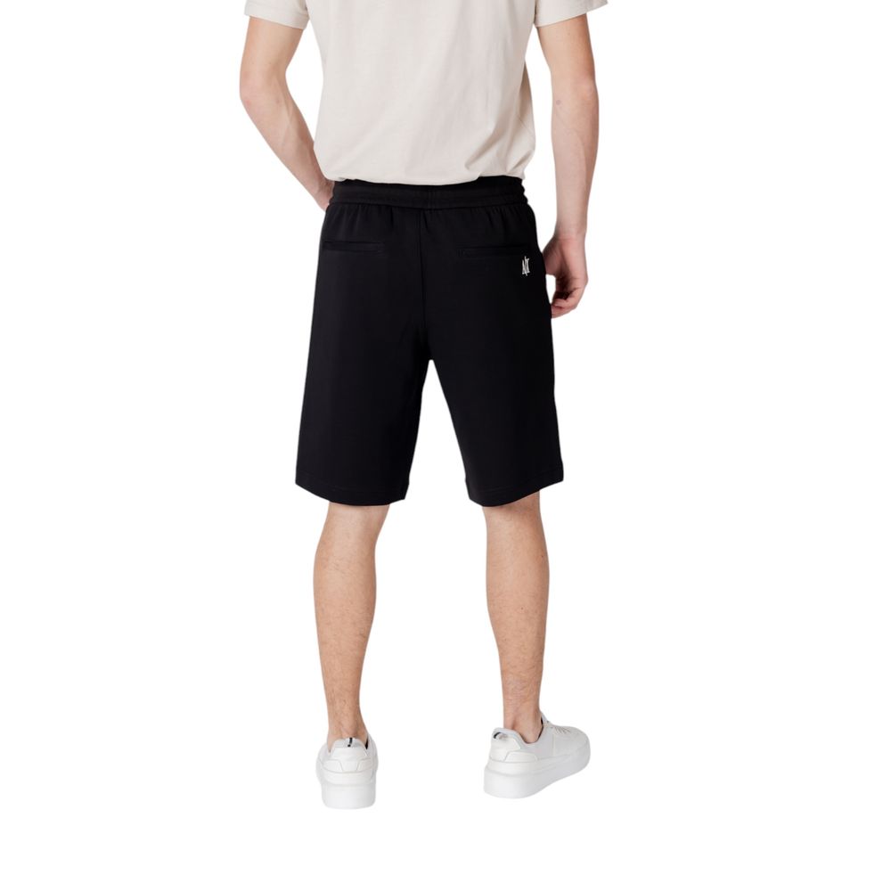 Black Cotton Bermuda