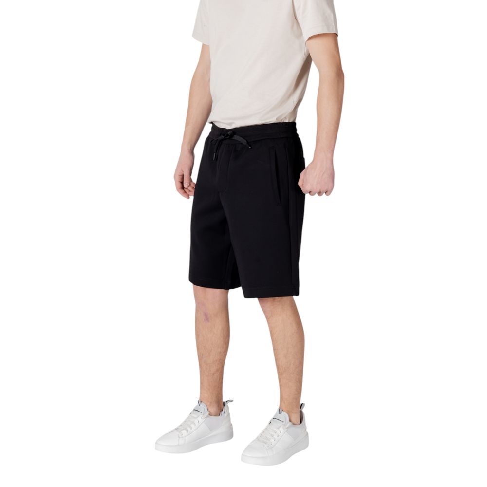 Black Cotton Bermuda