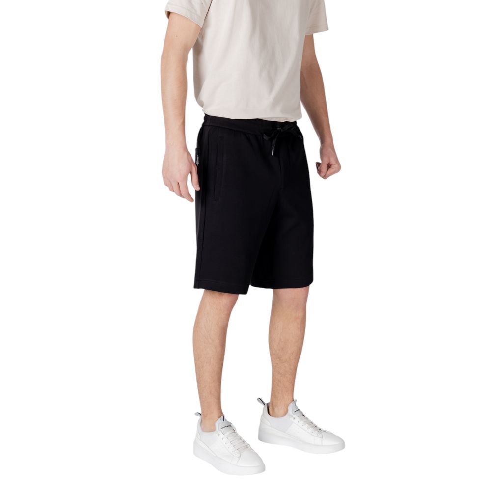 Black Cotton Bermuda
