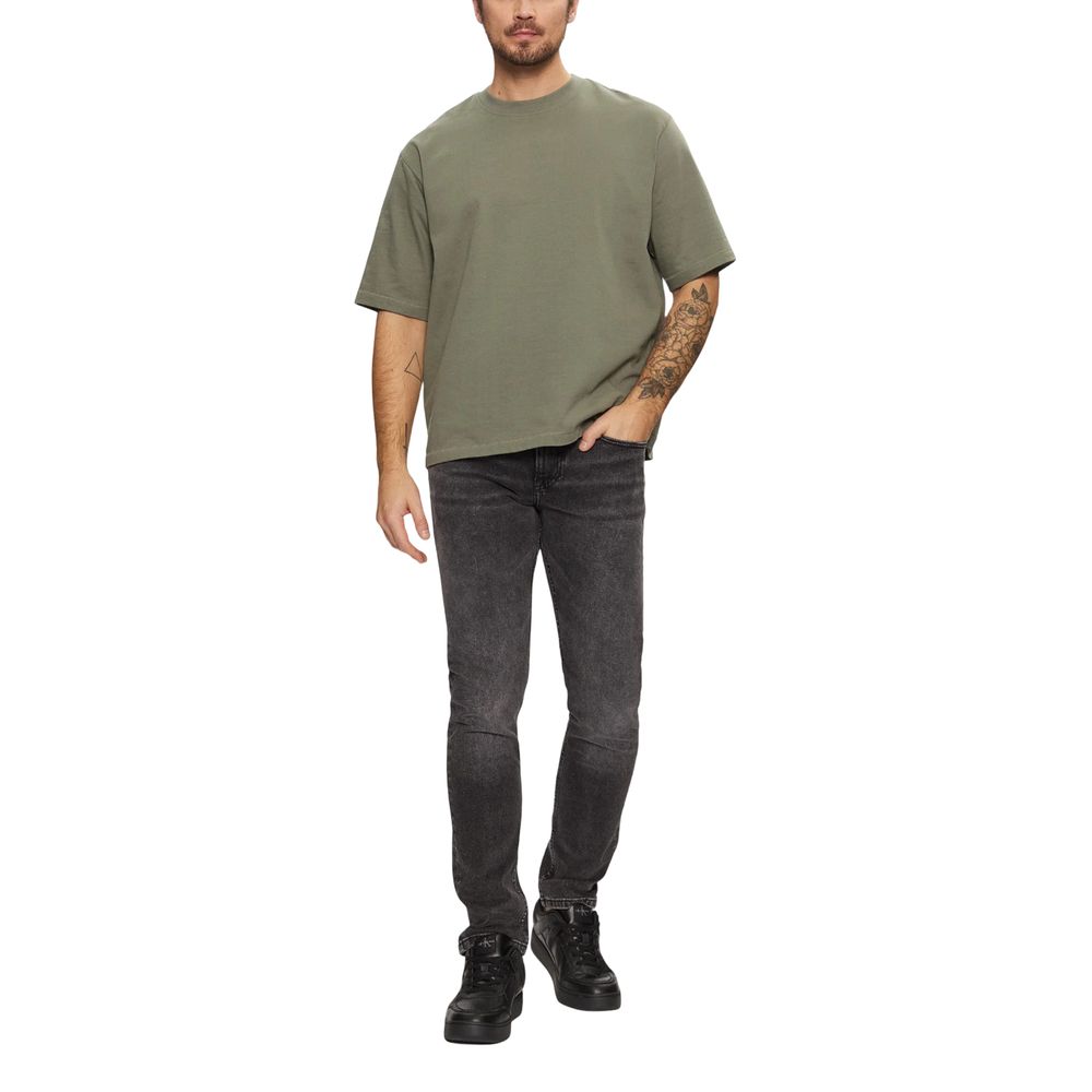 Gray Cotton Skinny Jean