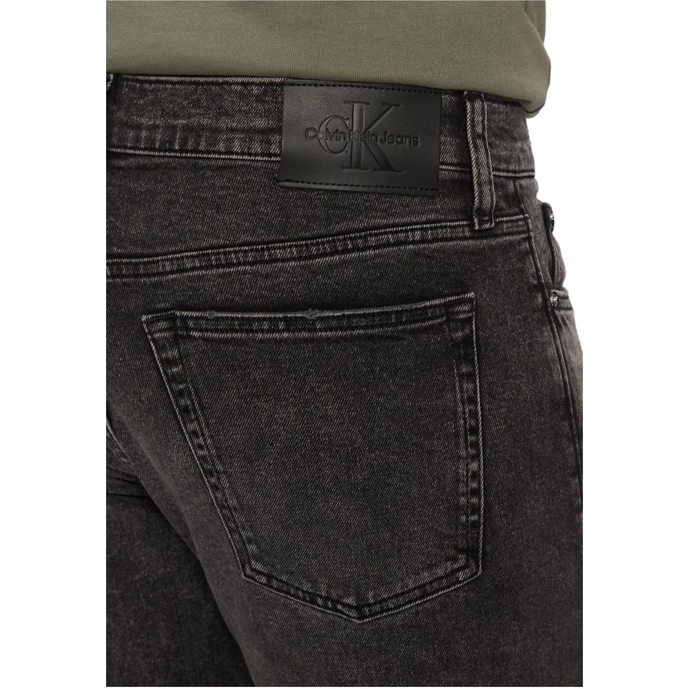 Gray Cotton Skinny Jean