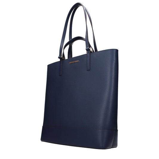 Blue Leather Shoulder Bags