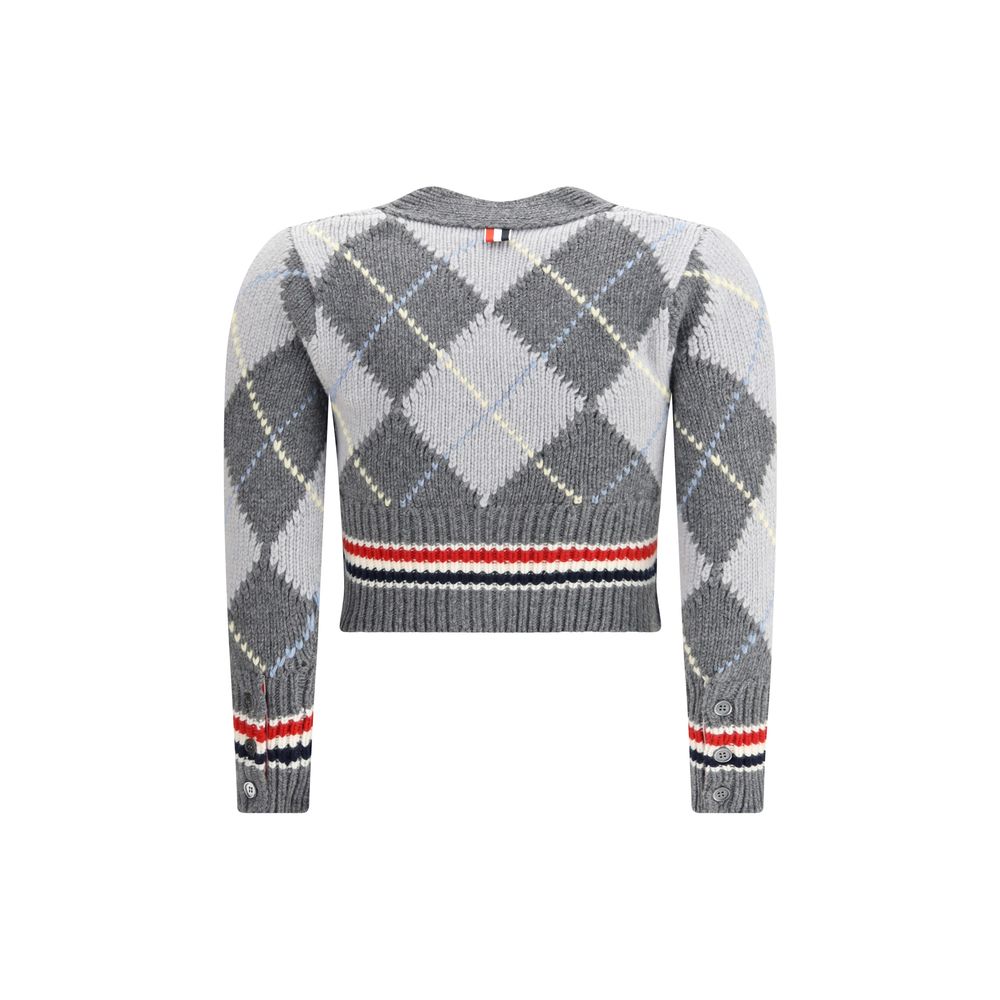 Argyle V-Neck Cardigan
