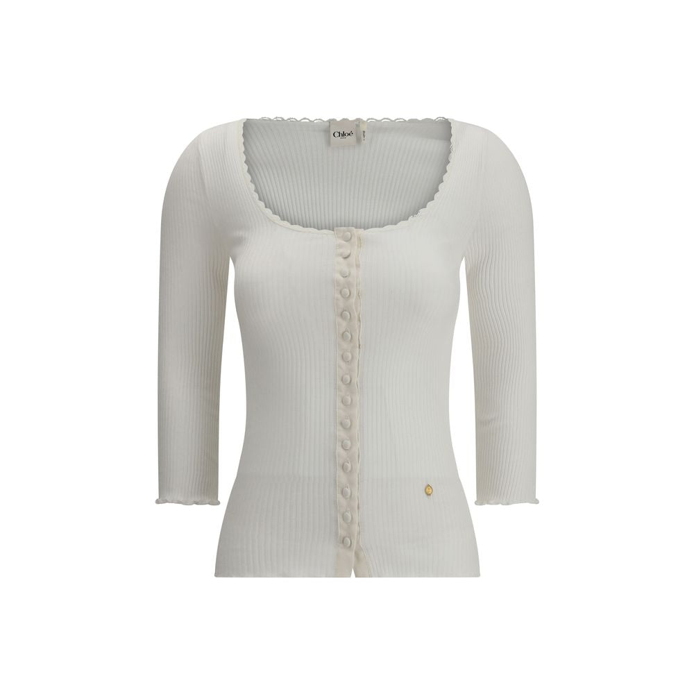 Cotton Cardigan with button fastening