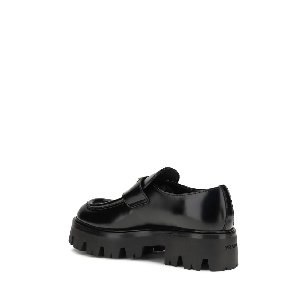 Leather Monolith Loafers