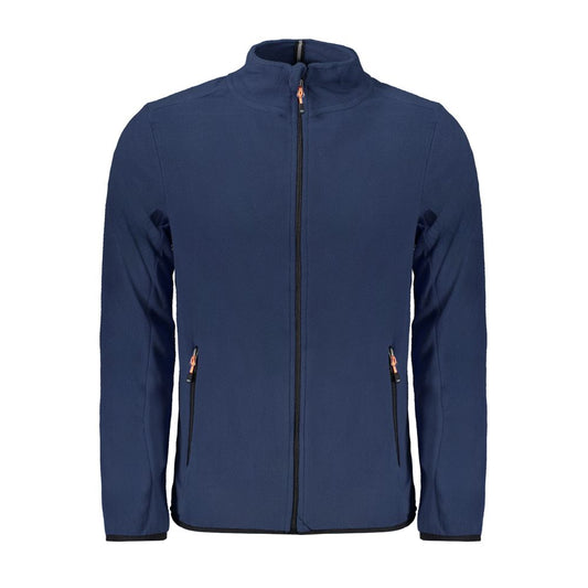 Blue Polyester Sweatshirt