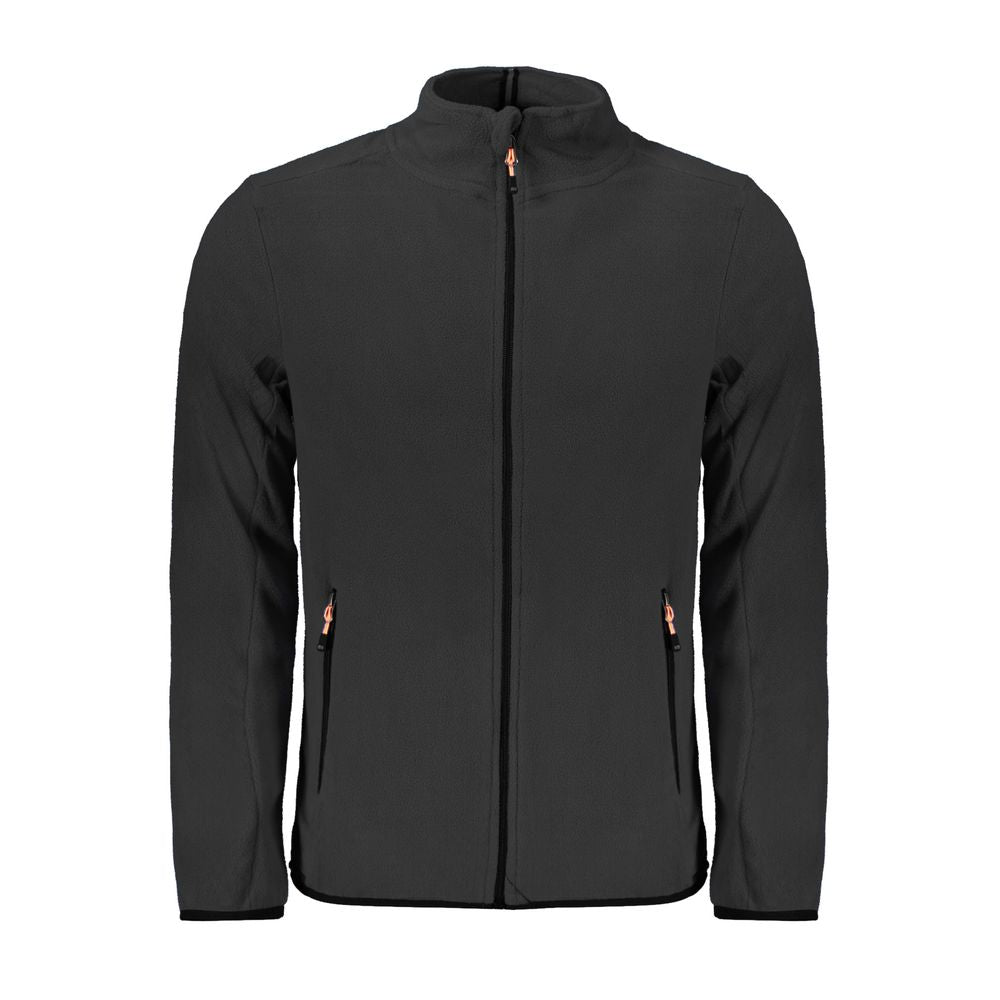 Black Polyester Sweatshirt