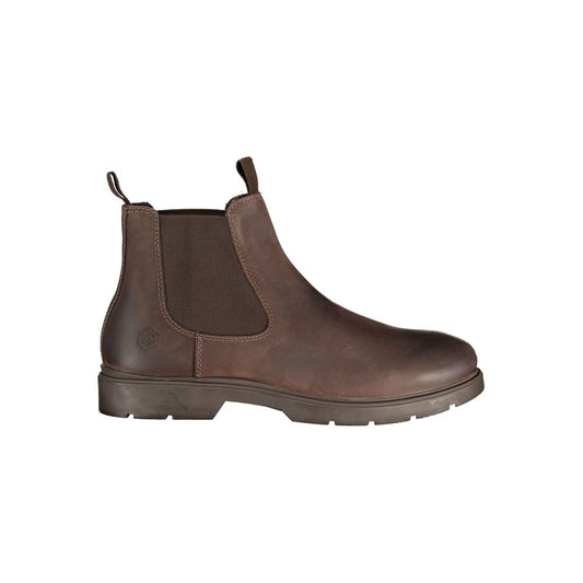 Brown Polyester Ankle