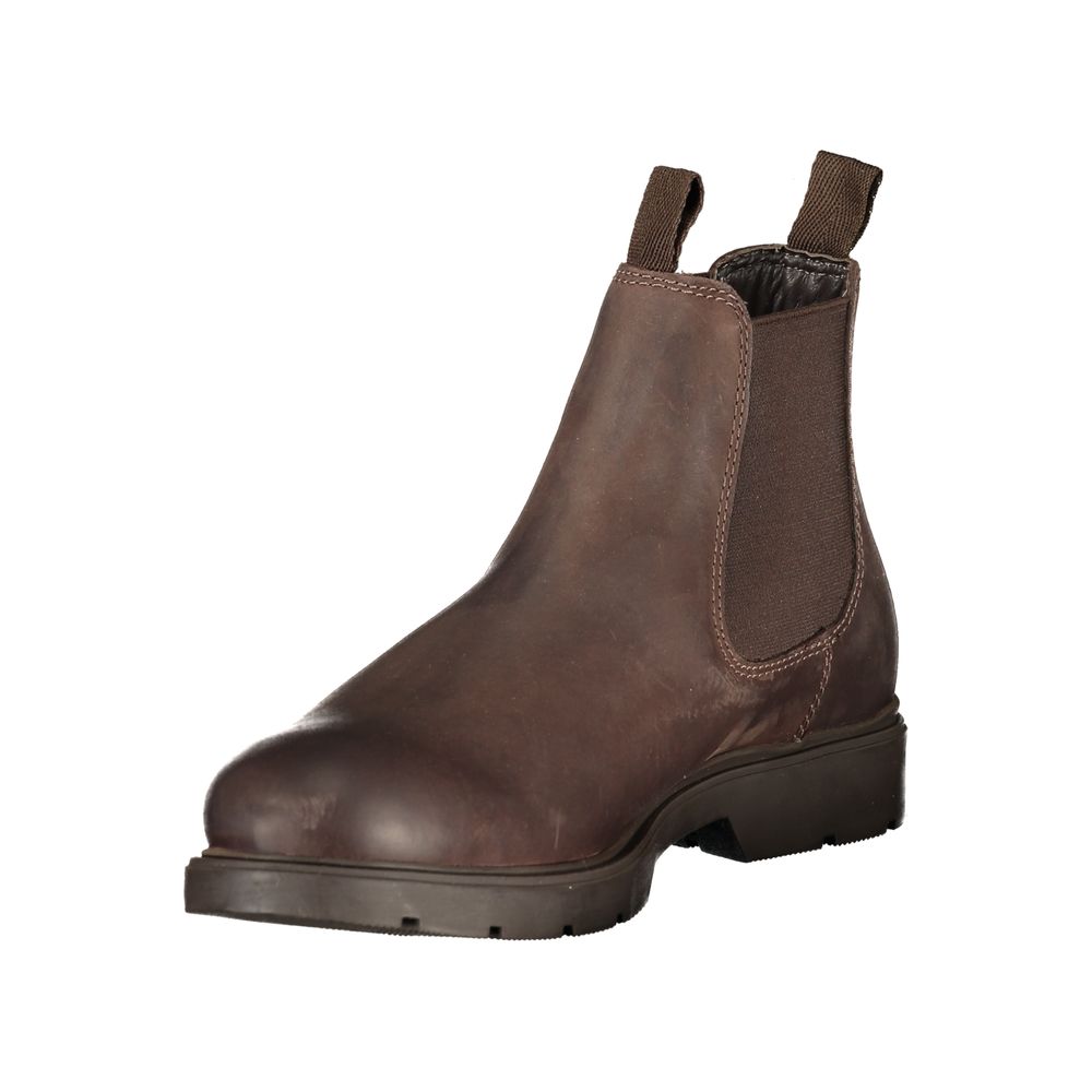Brown Polyester Ankle