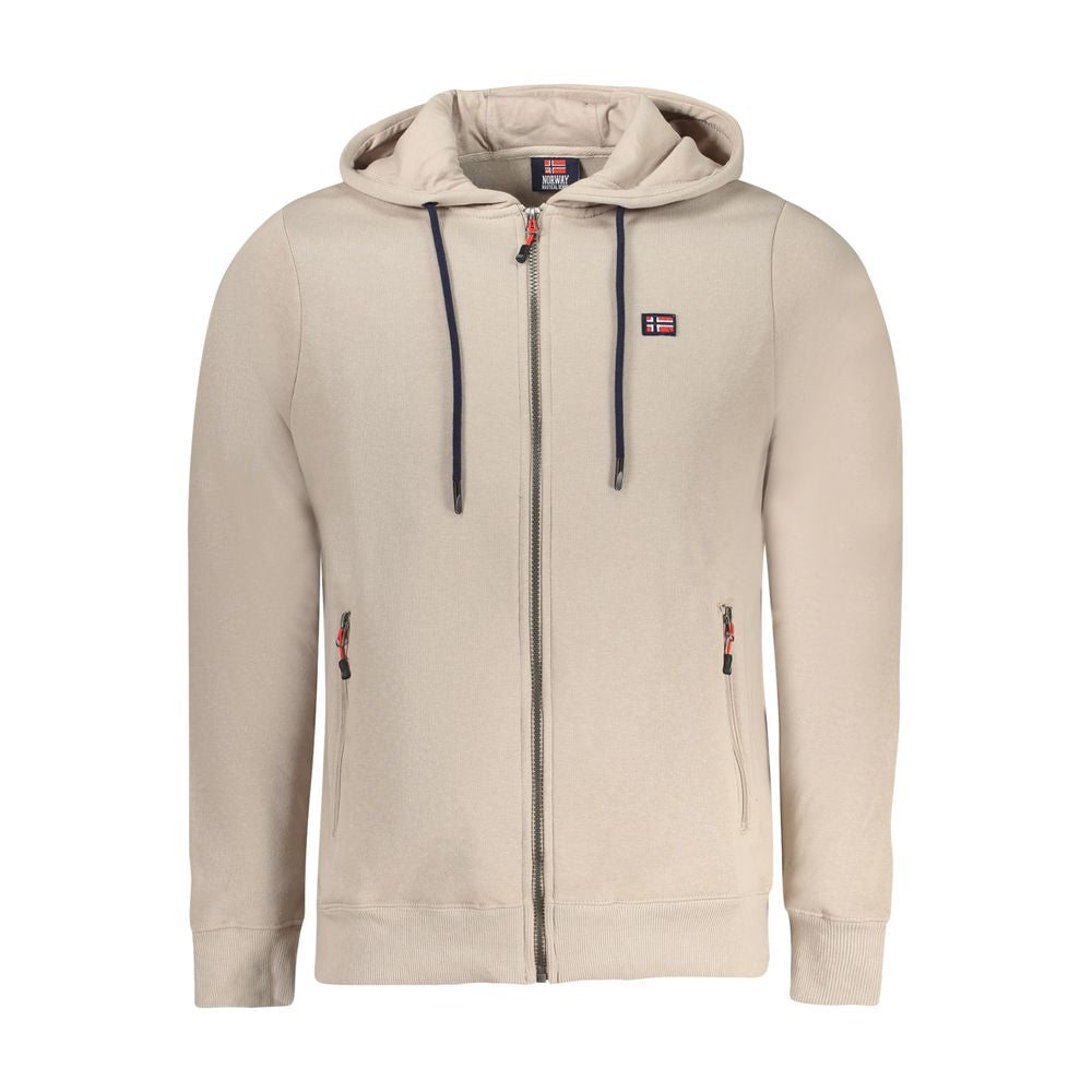 Beige Cotton Sweatshirt