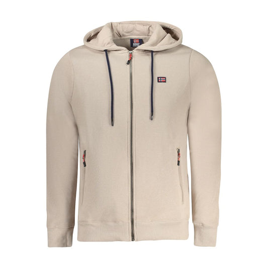 Beige Cotton Sweatshirt