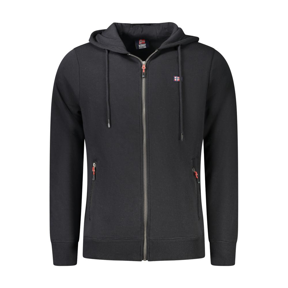 Black Cotton Sweatshirt