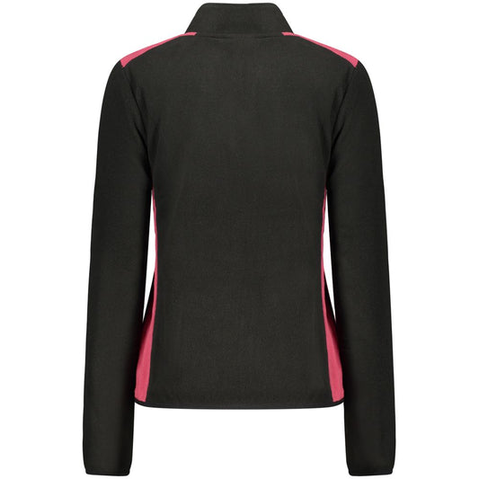 Black Polyester Sweatshirt