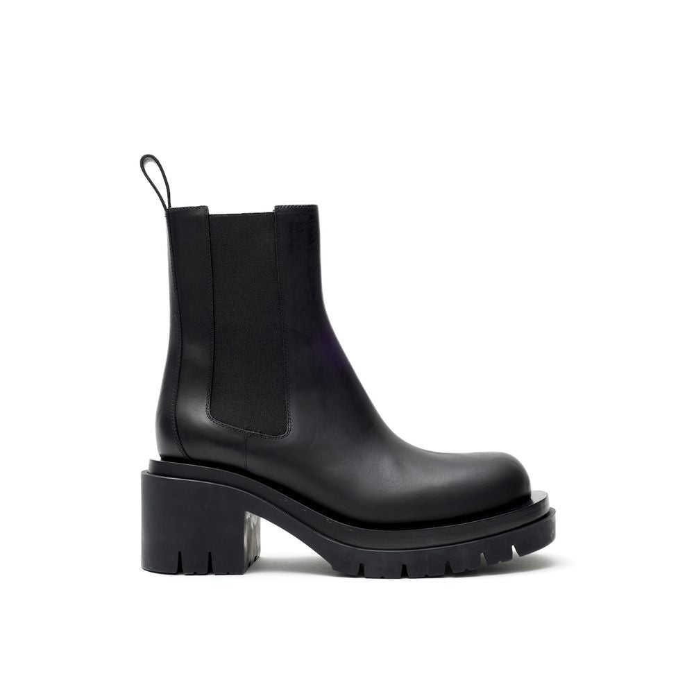 Black Leather Boot