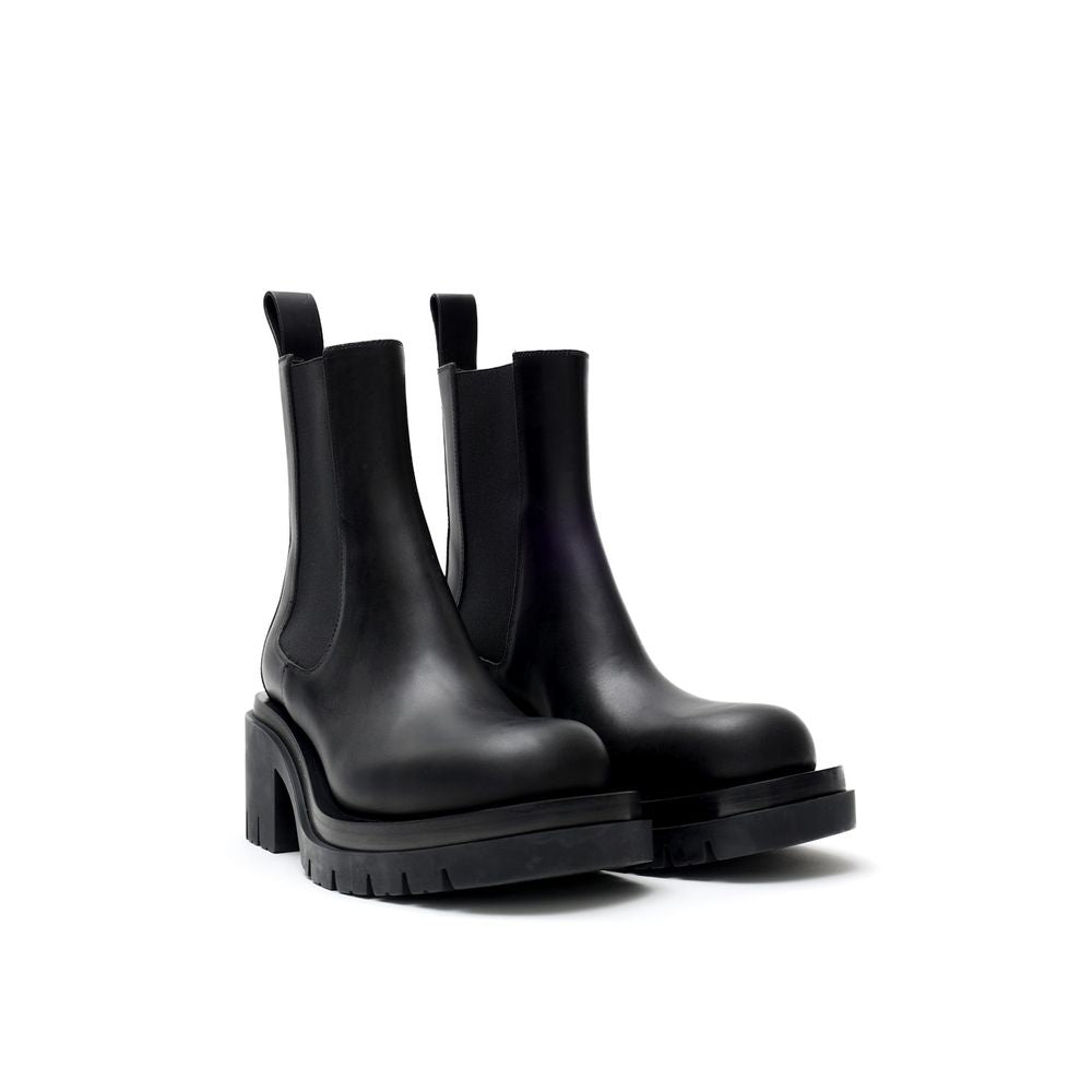 Black Leather Boot