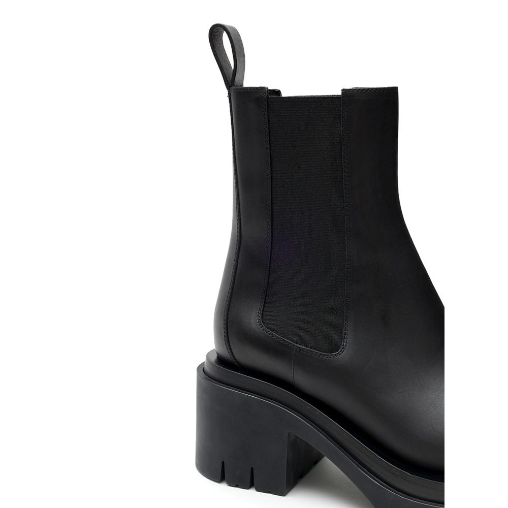 Black Leather Boot