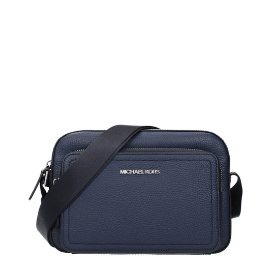 Blue Leather Crossbody Bags