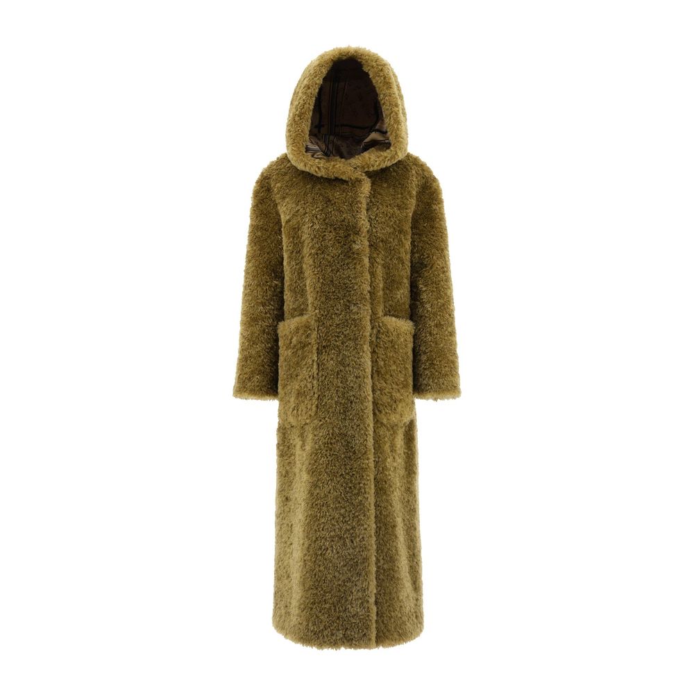 CURLY FAUX FUR Coat