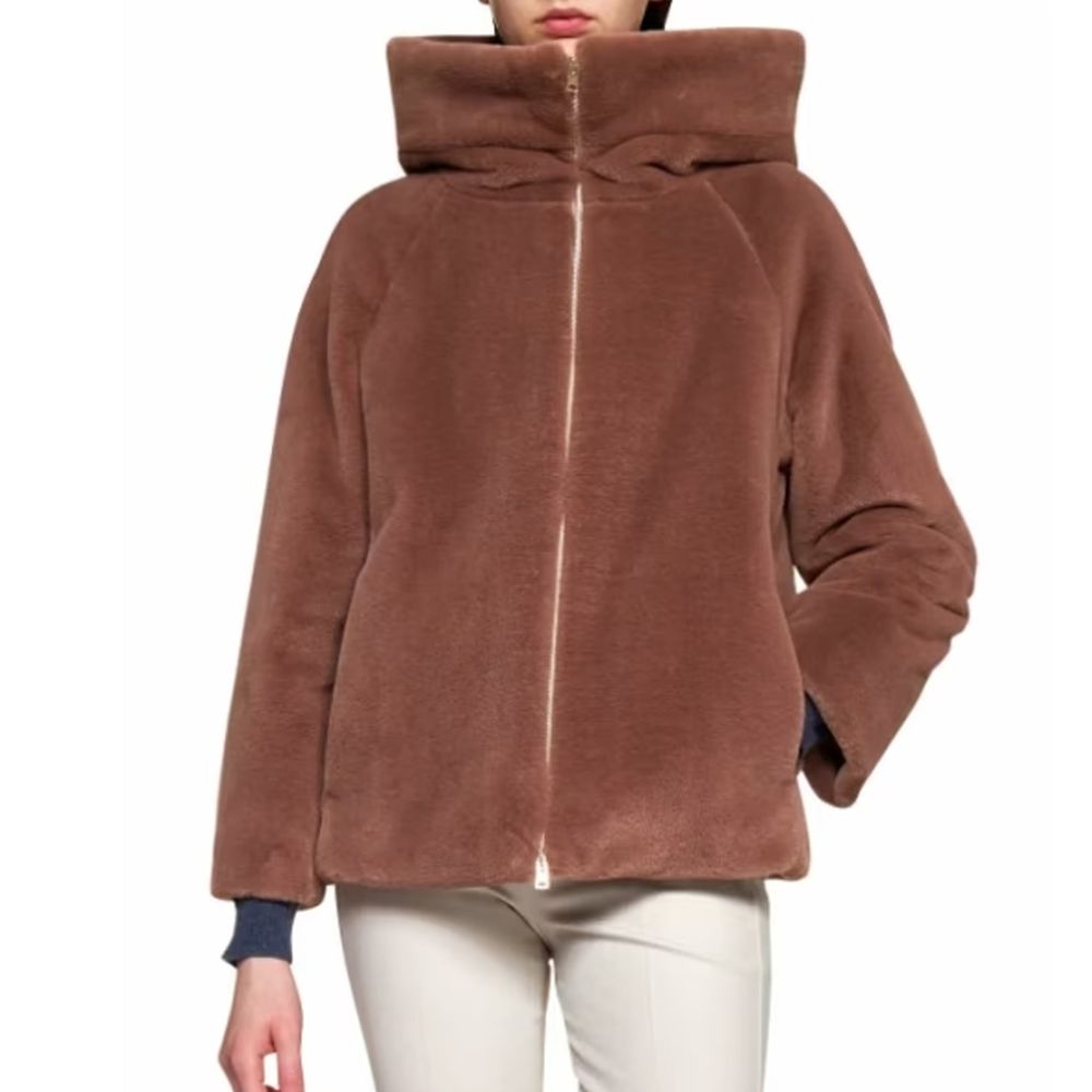 Faux Fur Hooded Jacket