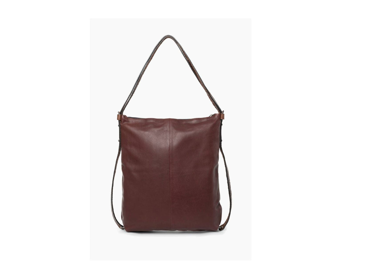 Ample ed. 2 Tasche und Rucksack aus Leder Braun