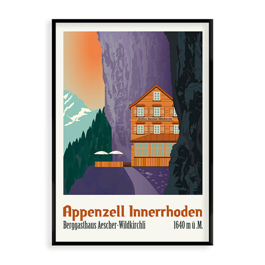 s.wert Poster Appenzell Innerrhoden Berggasthaus, A2