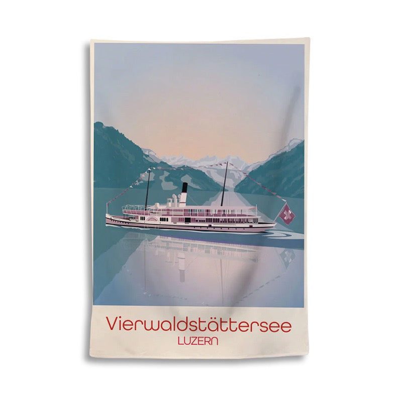 s.wert Badetuch Luzern Vierwaldstättersee, 150 x 100 cm