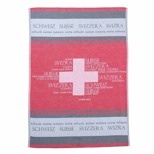 KULTSCHTOFF Küchentuch SCHWEIZ, Rot