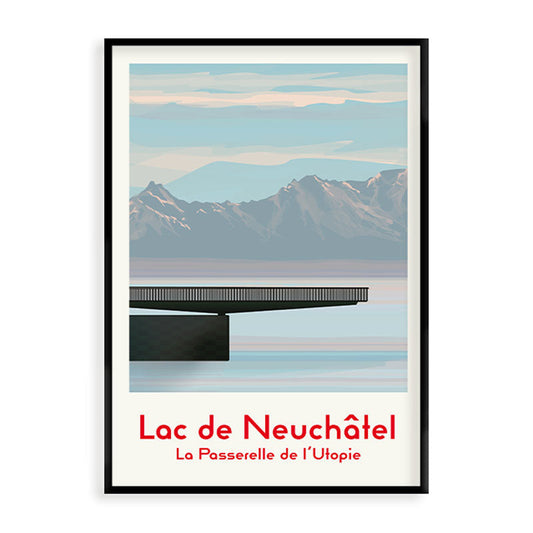 s.wert Poster Neuenburg Neuchatel, A3