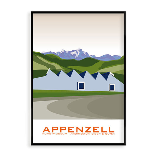 s.wert Poster Appenzell Kunstmuseum, A3