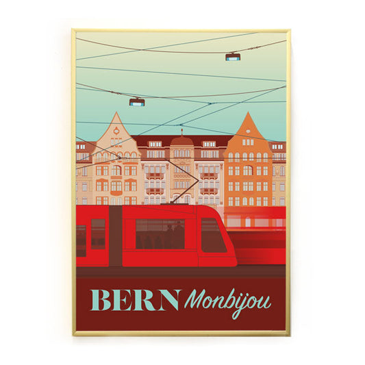 s.wert Postkarte Bern Monbijou, A6