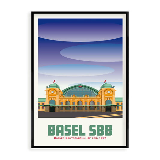 s.wert Poster Basel SBB, A2
