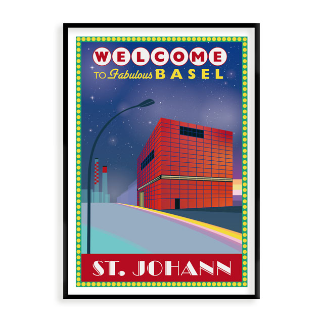 s.wert Poster Basel St.Johann, A3