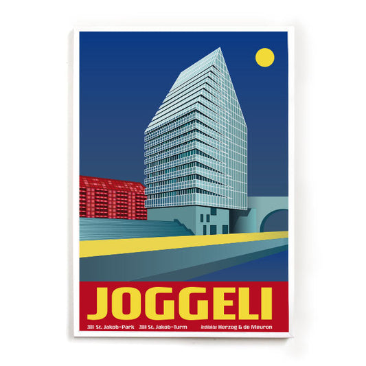 s.wert Postkarte Basel Joggeli, A6