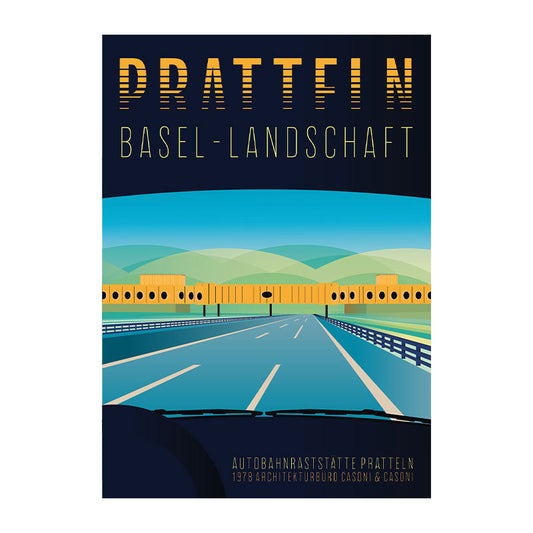 s.wert Poster Basel Landschaft Pratteln, A3