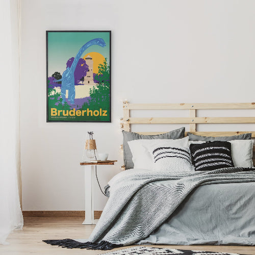 s.wert Poster Basel Bruderholz Wasserturm, A3