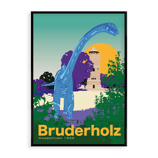 s.wert Poster Basel Bruderholz Wasserturm, A2