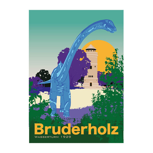 s.wert Postkarte Basel Bruderholz Wasserturm, A6