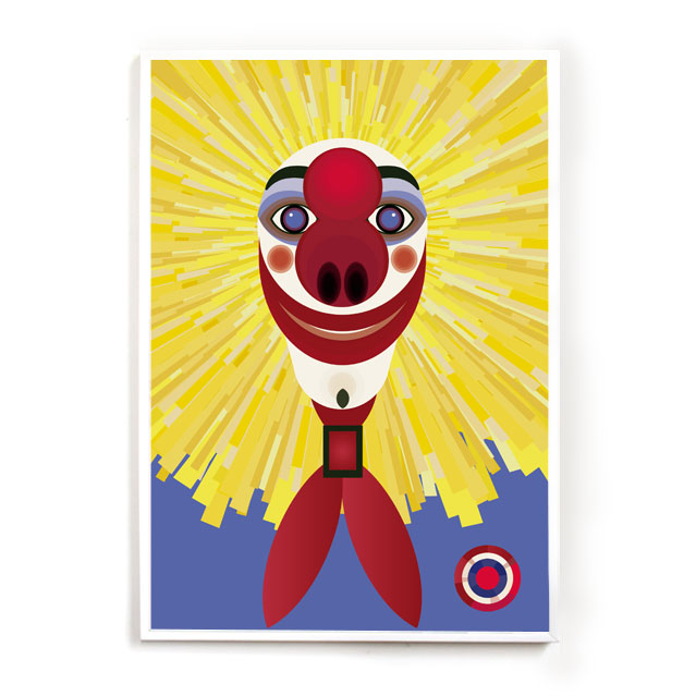 s.wert Poster Basel Fasnacht Waggis, A2
