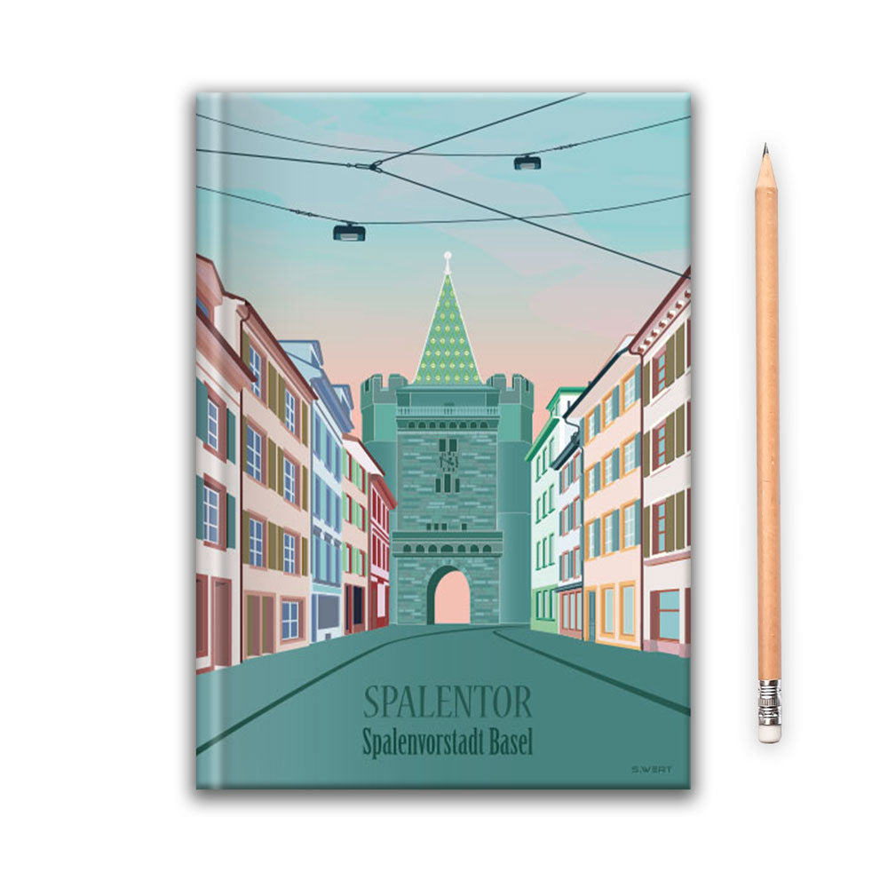 s.wert Notizbuch Basel Spalentor, A5