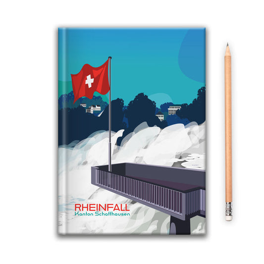 s.wert Notizbuch Schaffhausen Rheinfall, A5