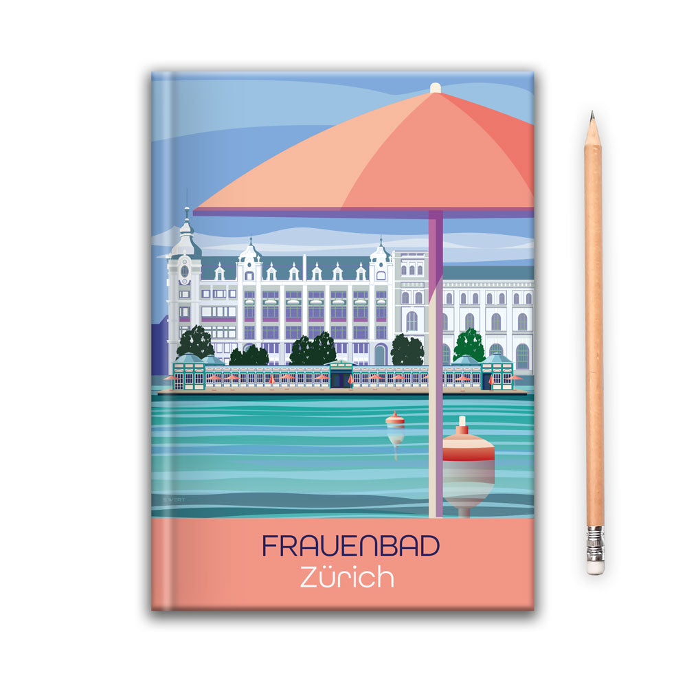 s.wert Notizbuch Zürich Frauenbadi, A5
