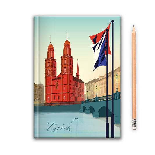 s.wert Notizbuch Zürich Grossmünster, A5