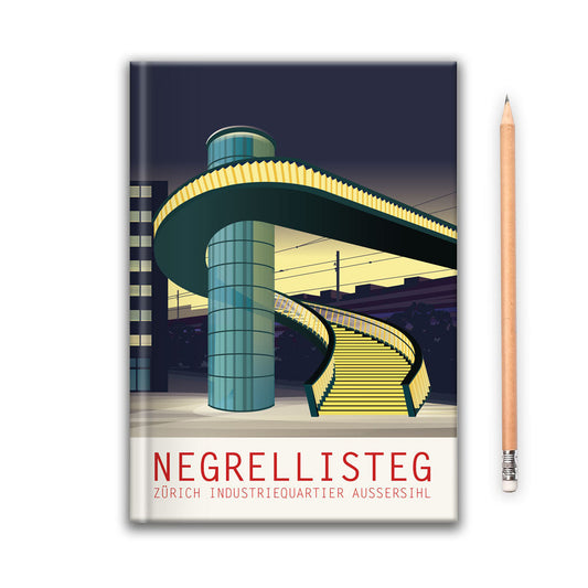 s.wert Notizbuch Zürich Negrellisteg, A5